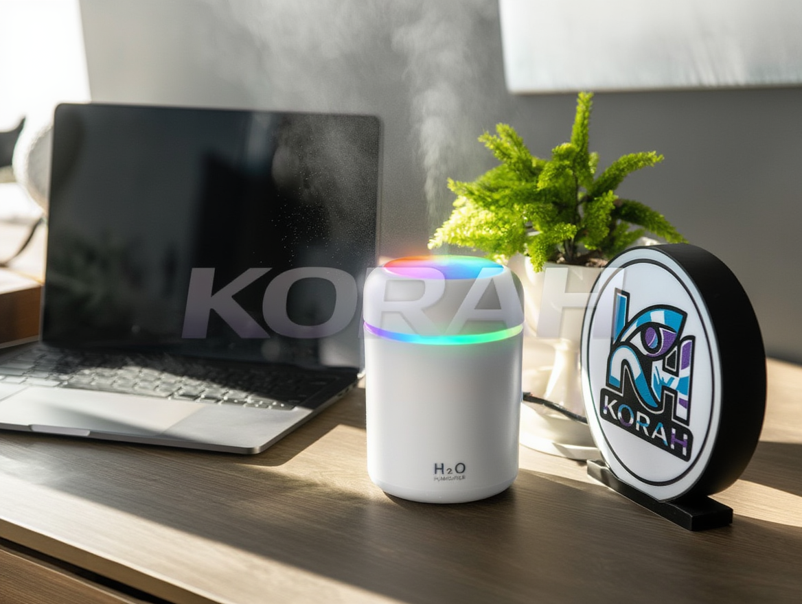 Humidificador USB con Luz LED