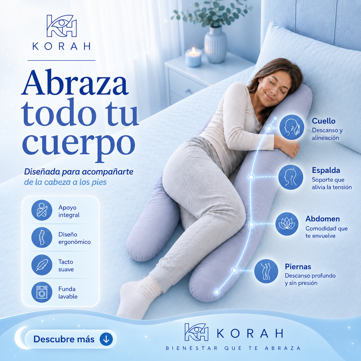 Almohada en forma de U
