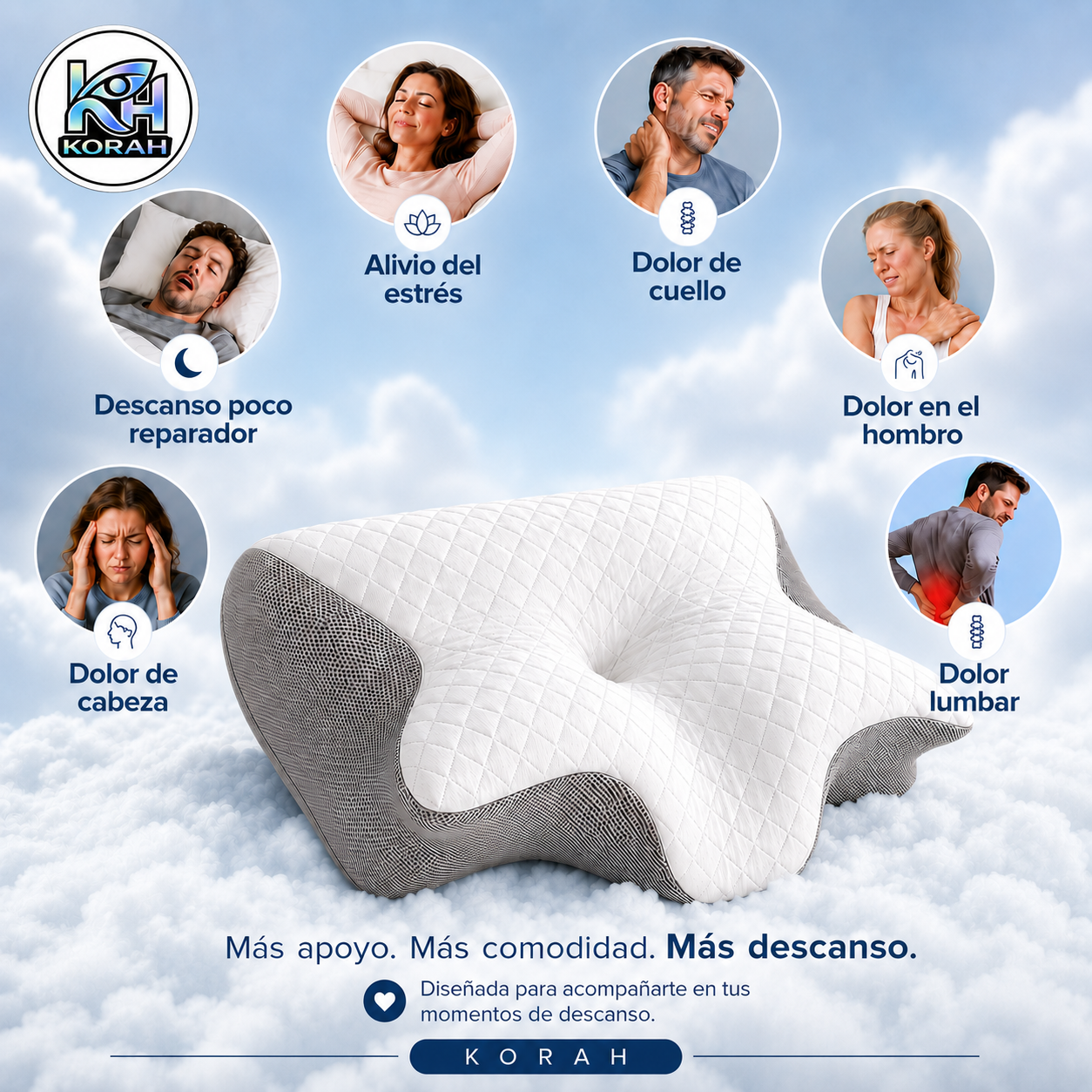 Almohada cervical- Korah™