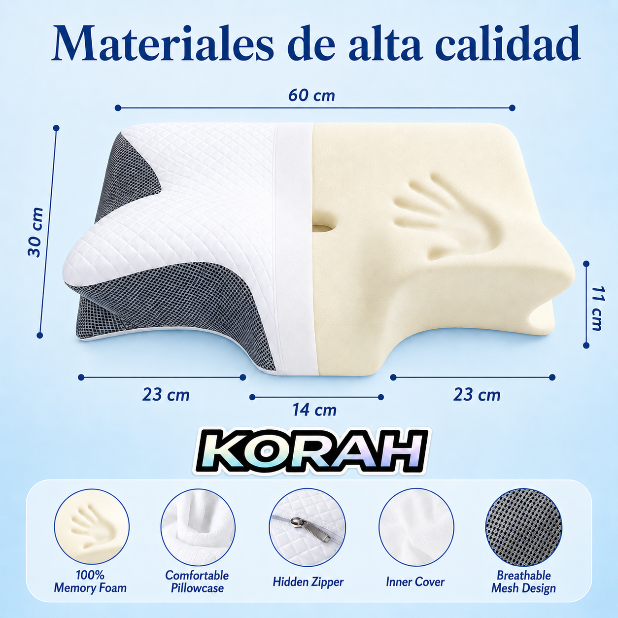 Almohada cervical- Korah™