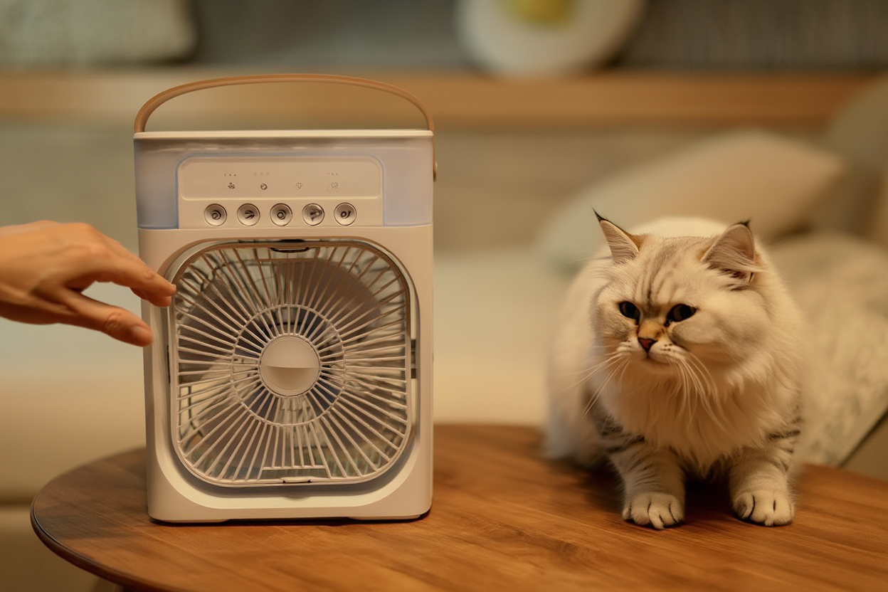 Mini Aire Acondicionado con Humidificador