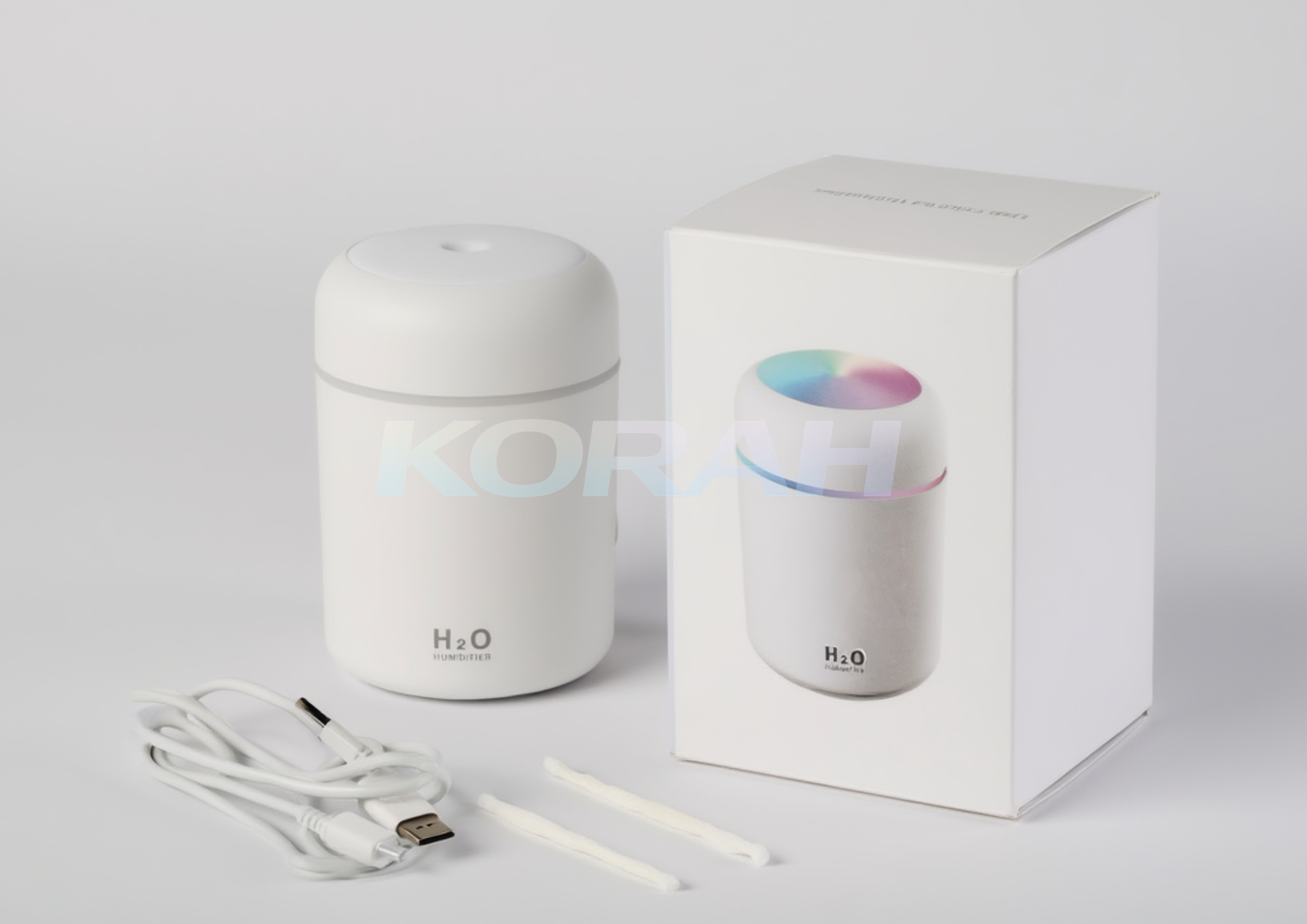 Humidificador USB con Luz LED